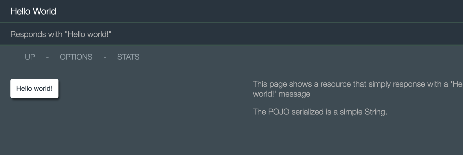 Navigation Links to Stats